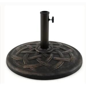 COSTWAY 22" Round Umbrella Base Stand Heavy Duty Outdoor Patio Market Umbrella20